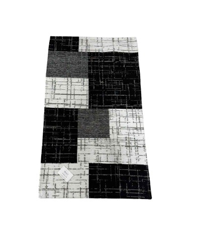 Tappeto in ciniglia con base antiscivolo serie Mondrian per la tua camera o il tuo soggiorno